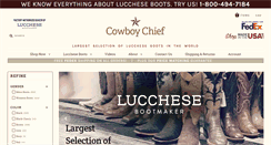 Desktop Screenshot of cowboychief.com